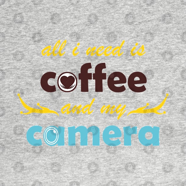 all i need is coffee and my camera by NekroSketcher